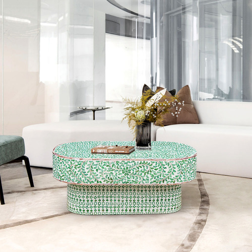 Capiz shell coffee table discount
